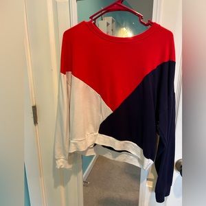 Hippie Rose, Medium, Red White and Navy